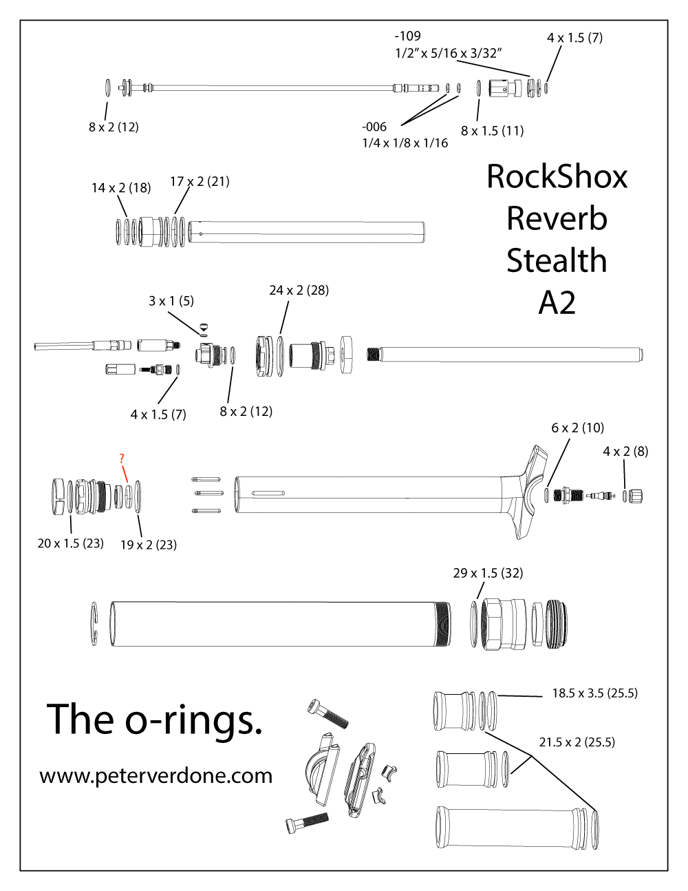 rockshox reverb dimensions