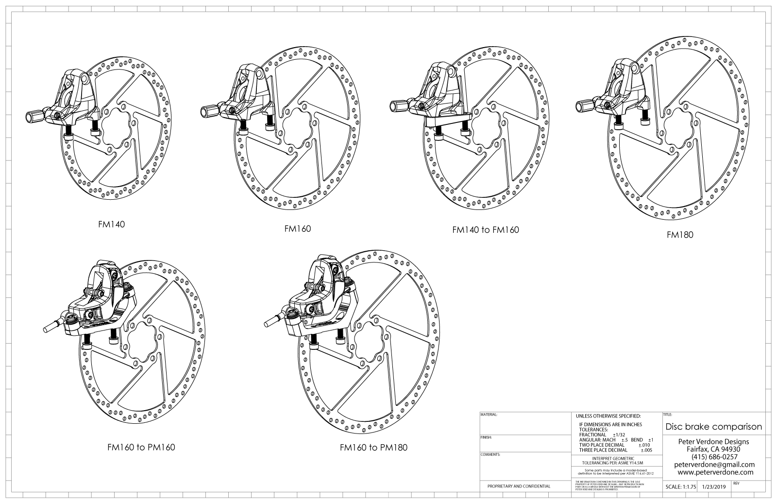 bike disc brake mount types