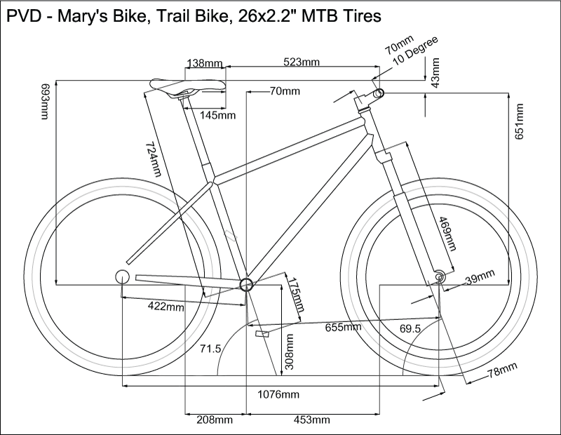 Высота велосипеда горный. МТБ рама чертеж. Габаритные Размеры велосипеда 29 дюймов. Велосипедные колеса 29 дюймов чертежи. Чертеж рамы велосипеда 24 дюйма.